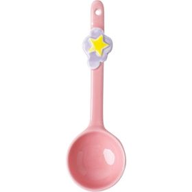 Household Fashion Fairy Ceramic Tableware (Option: Spoon)