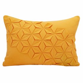 Modern Minimalist SUNFLOWER Sofa Living Room Pillow Hotel Bed Cushion Cover (Option: JY42235X50cm Without Core-Pillowcase)