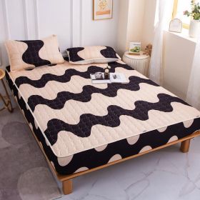 Cotton Covered Anti Slip Cartoon Bedspread (Option: Ripple pattern-180x220cm)