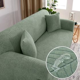 Sofa Cover Elastic All-inclusive Single Double Slipcover Dust Lazy Slipcover (Option: Grass Green-1seat90 140cm)