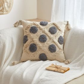 Plush Tassels And Quiet Bohemian Style Pillowcases (Option: 9 Ideas-High Elastic Core)